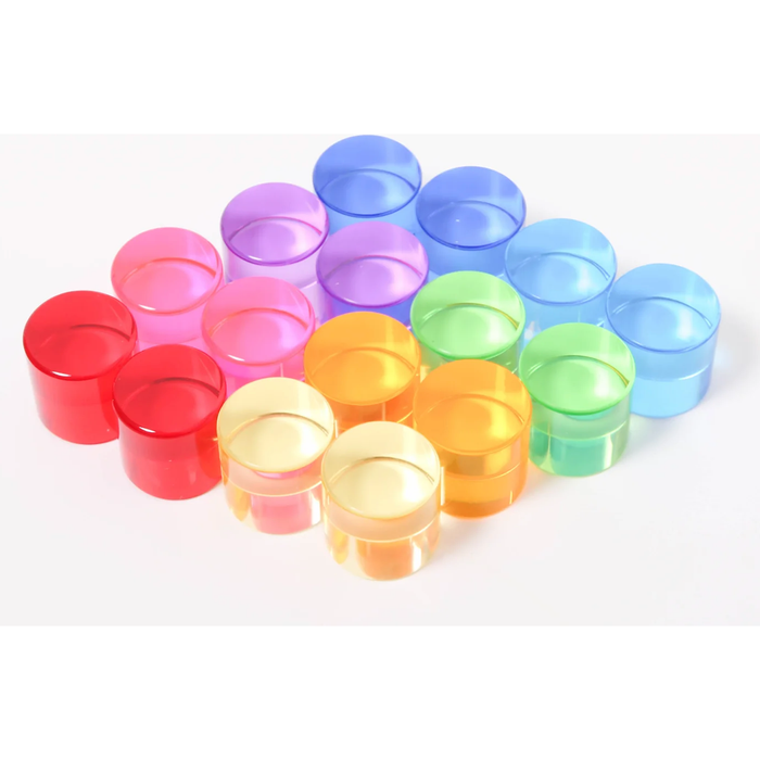 Bauspiel Lucent Cylinders 16Pcs