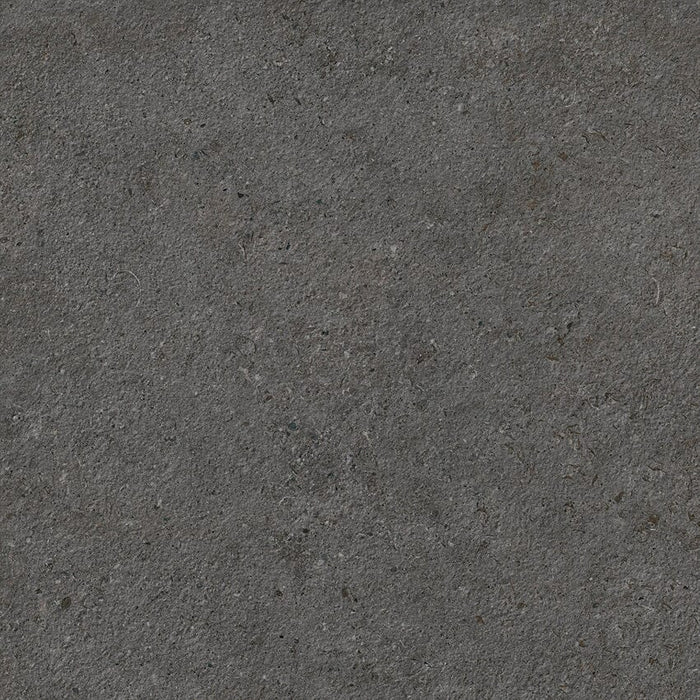 Dark grey stone effect square tile.