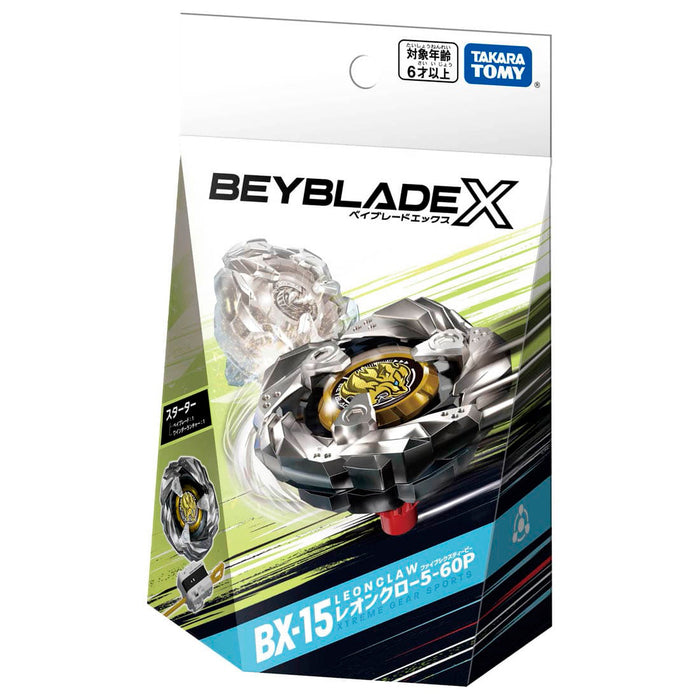 BEYBLADE X BX-15 Starter Leon Claw 5-60P - Shoppers-kart.com