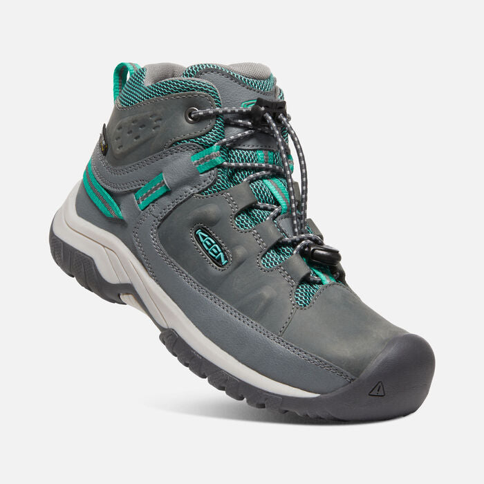 Big Kid'sTarghee Mid Waterproof Steel Grey Porcelain