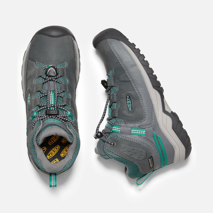 Big Kid'sTarghee Mid Waterproof Steel Grey Porcelain