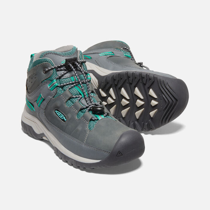 Big Kid'sTarghee Mid Waterproof Steel Grey Porcelain