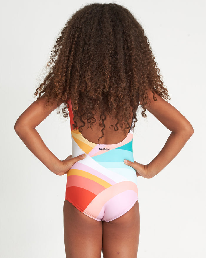 Billabong Easy on Me Girls 1 Piece Swimsuit - Multi youth swimwear