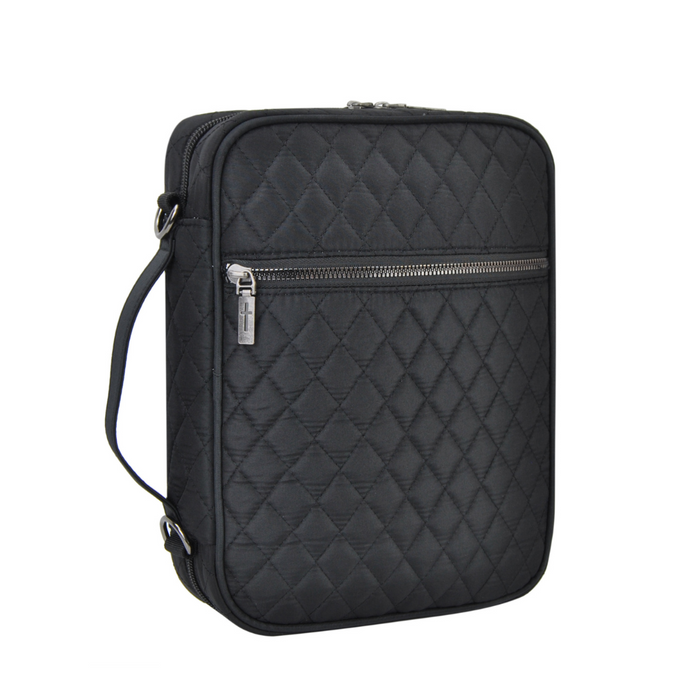 Black Quilted NGIL Bible Case Cover