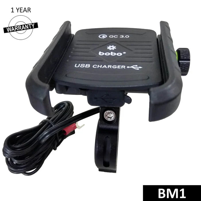 Bobogears BM1 Bike Phone Holder with USB Charger
Bobogears BM1 Motorcycle Phone Mount