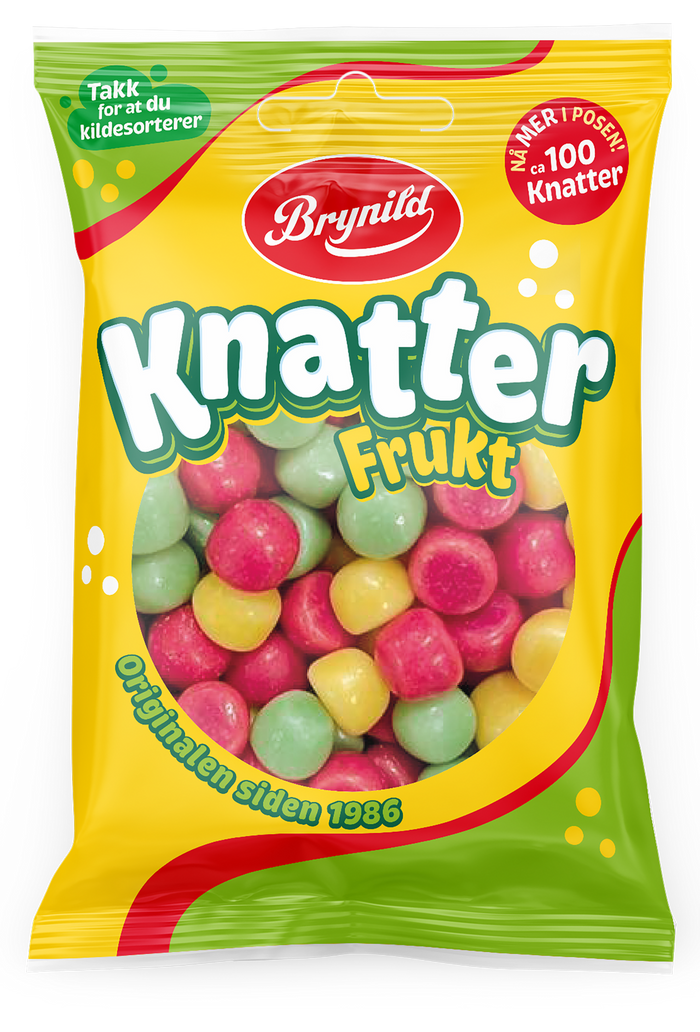 Brynild Knatter Fruit Flavoured Candy Mix 1 pack × 80g