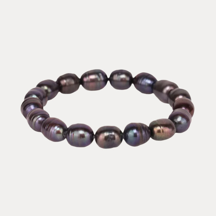 Gray Pearl Bracelet for Men | BuDhaHomme by BuDhaGirl