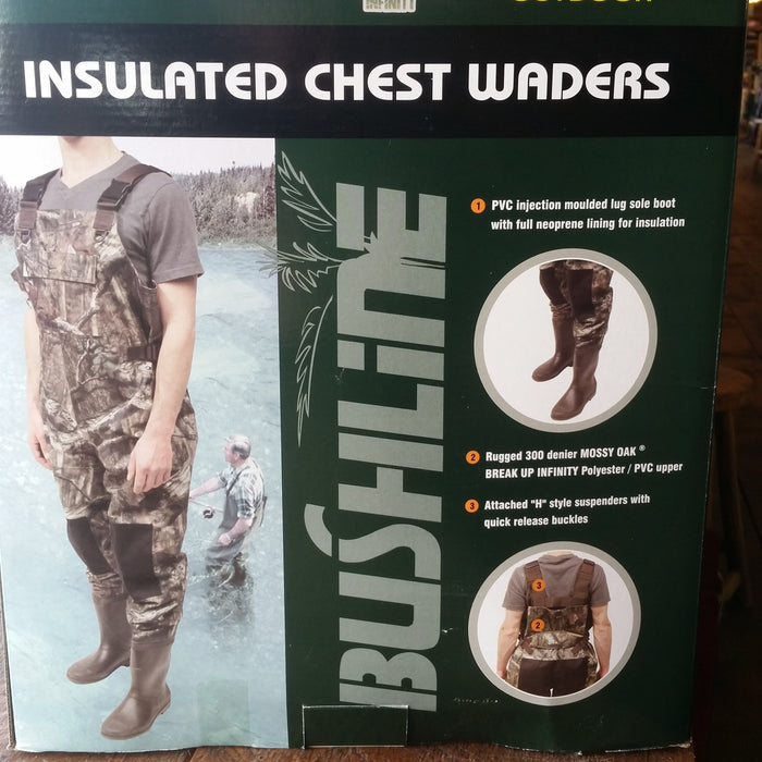 Bushline Insulated Chest Waders Mossy Oak, Brown Muskoka Store Ontario Canada