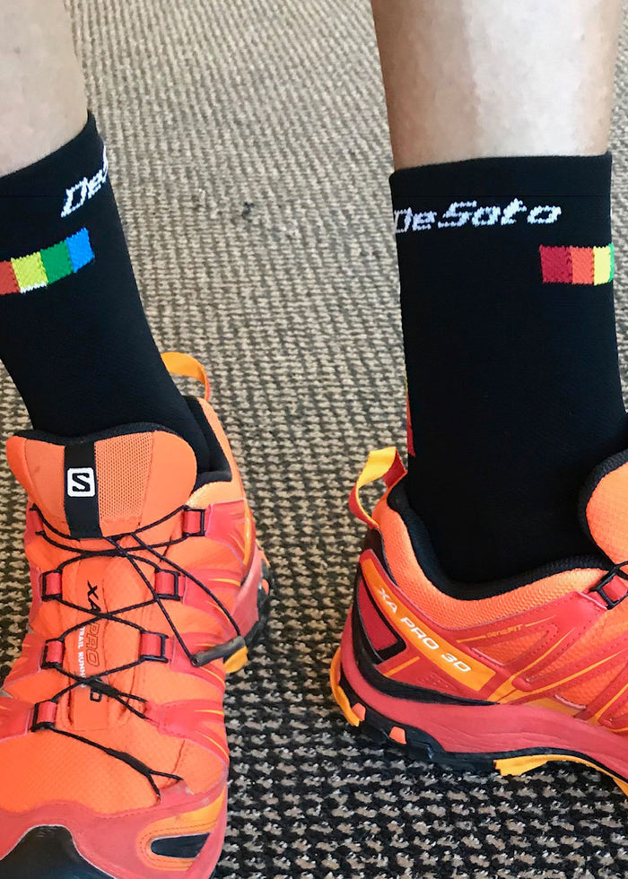 Calcetines Run-Cycle - Negro Arcenciel