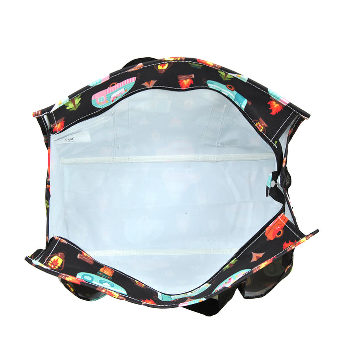 Camper Nights NGIL Zippered Caddy Organizer Tote Bag
