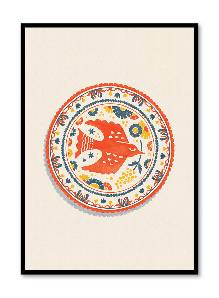 Cardinal Dish, Poster
