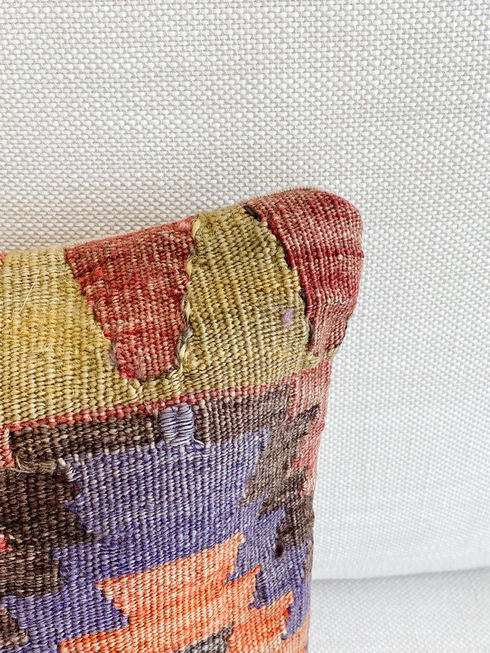 Chauncey Lumbar Kilim Pillow (12x20)