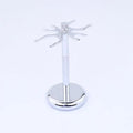 Chrome Shaving Stand 4 prongs for 24mm 26mm 28mm Shaving Brushes