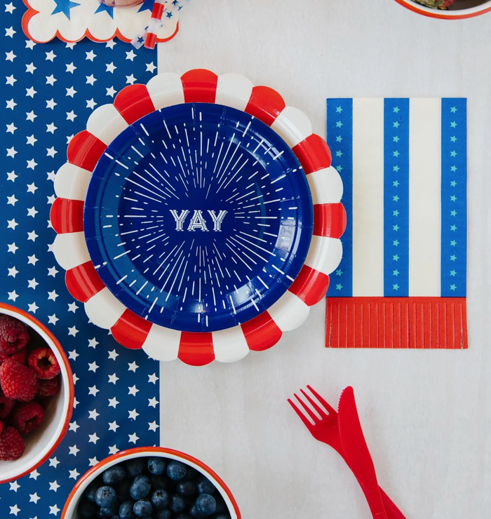 Circus Stripe 9" Paper Plates