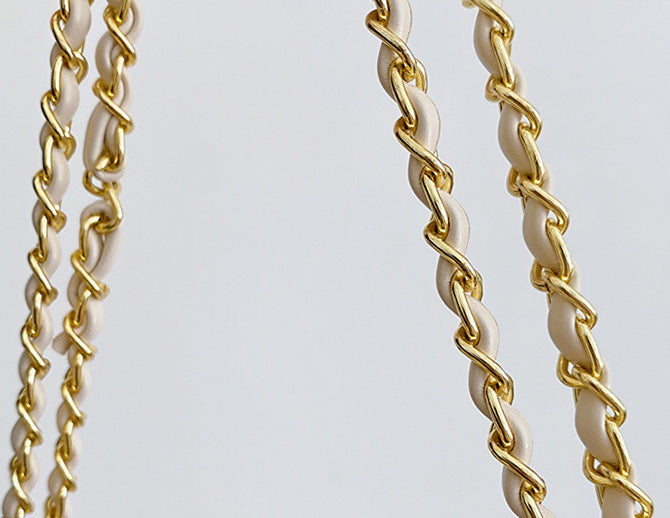 CL1121 - Plated Chain Shoulder Bag