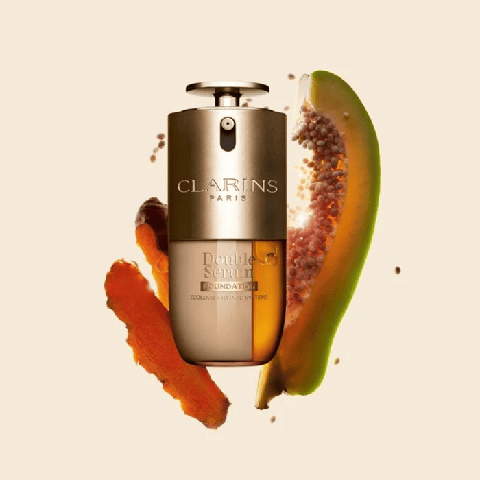 Clarins Double Serum Foundation Hybrid and Glowy L6N