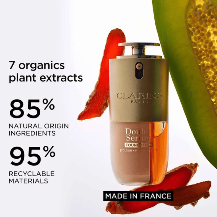 Clarins Double Serum Foundation Hybrid and Glowy L6N