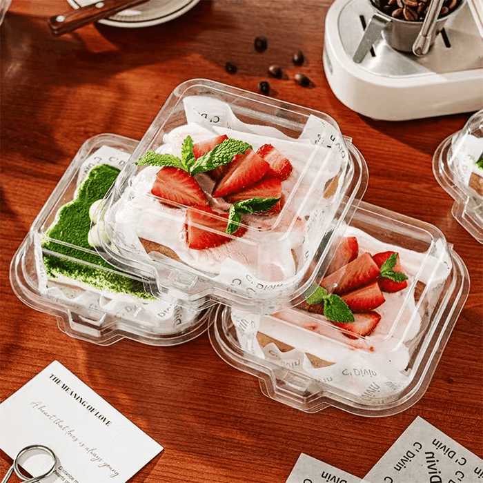 Clear PET Takeaway Burger Box Food Clam - TEM IMPORTS™