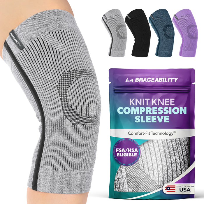 The incrediwear knee sleeve is an athletic bamboo brace to help provide sports pain relief