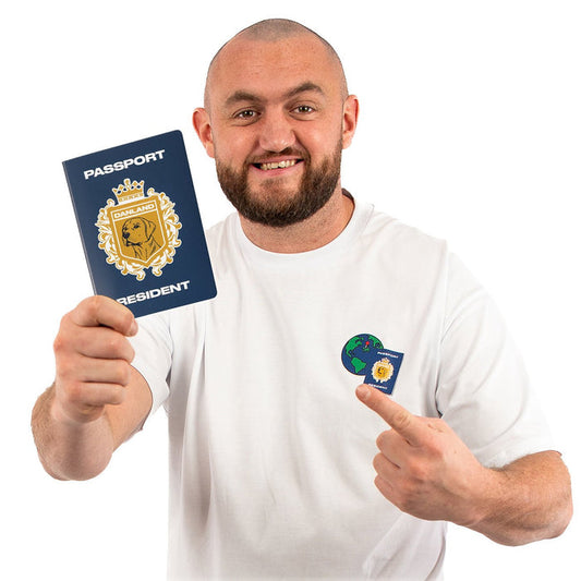Danland Passport Tee – White - Kecks