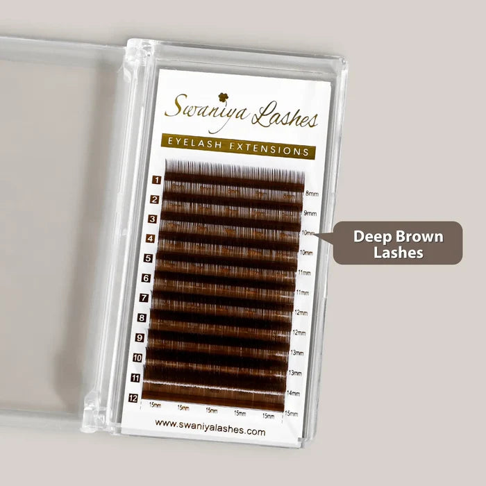 Deep Brown Lashes| Swaniya Lashes