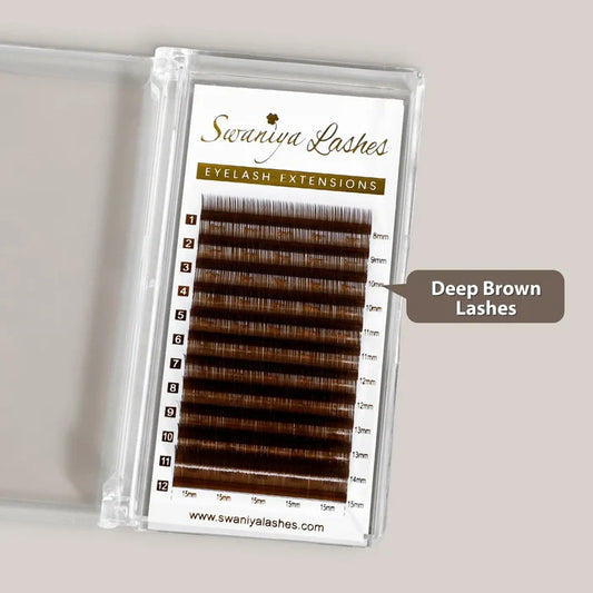 Deep Brown Lashes| Swaniya Lashes
