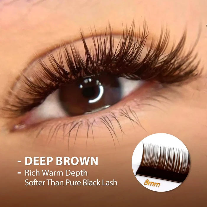 Deep Brown Lashes| Swaniya Lashes