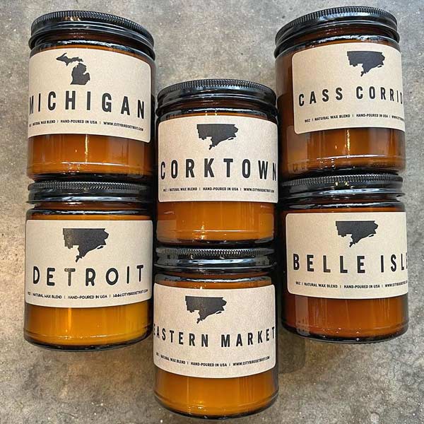 Detroit Neighborhood Candle - City Bird