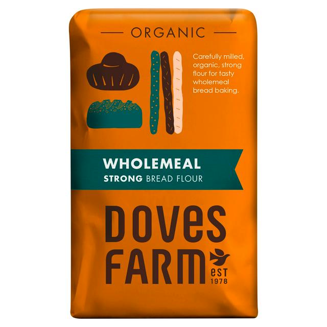 Doves Farm Wholemeal 100% Strong Bread Flour Organic 1.5kg