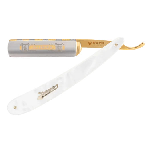 DOVO barberkniv - Imitert Perlemor 5/8"