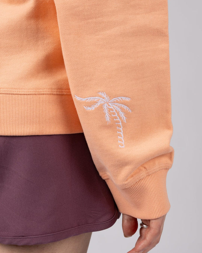 Driver Womens Oversized Sweat Top in Orange
