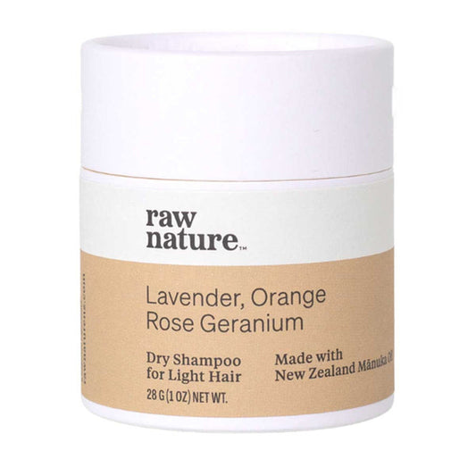 raw nature Lavender Orange Rose Geranium Dry Shampoo for Light Hair _1