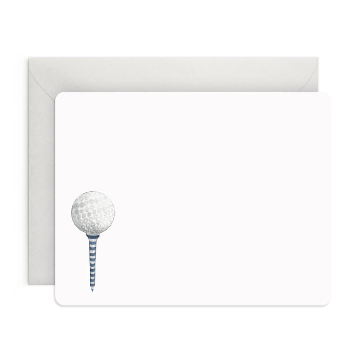 E. Frances Paper - Golf Tee Flat Notes – Boxed Set of 8 Notecards