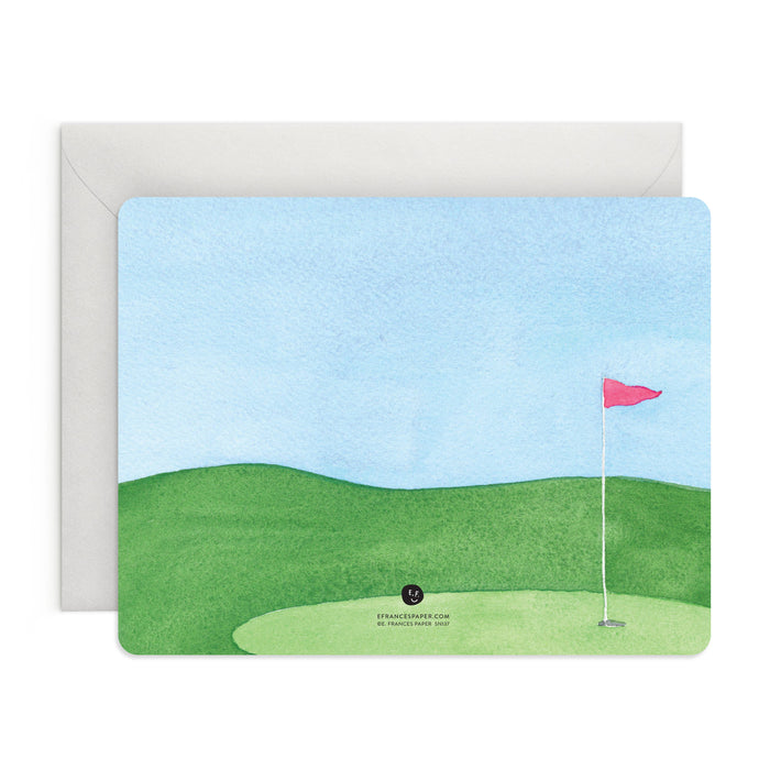 E. Frances Paper - Golf Tee Flat Notes – Boxed Set of 8 Notecards