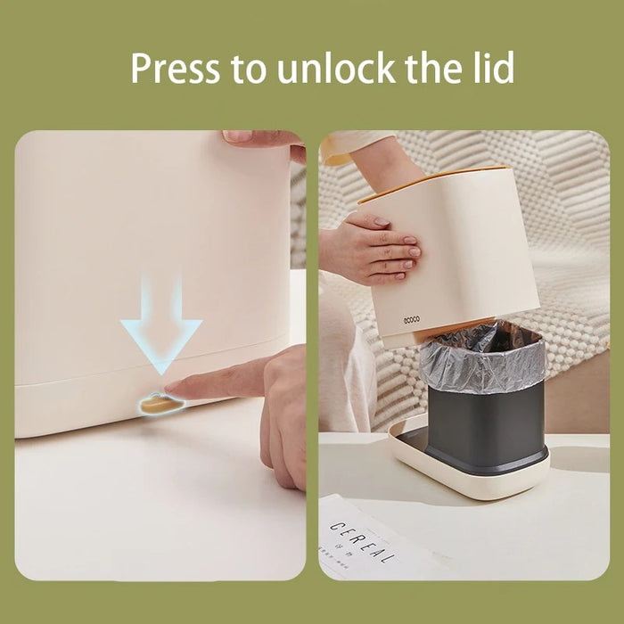 ECOCO Unique Tissue Organizer – 2-in-1 Tissue Dispenser & Mini Trash Bin – Home Hatch Pakistan