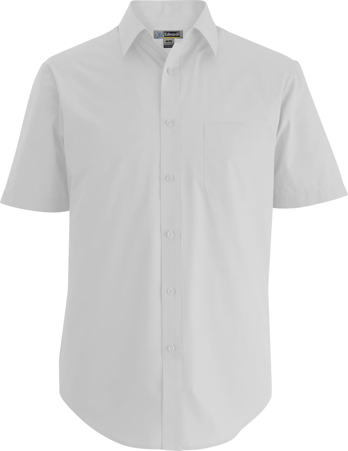 EDWARDS ESSENTIAL BROADCLOTH SHORT SLEEVE MENS SHIRT
