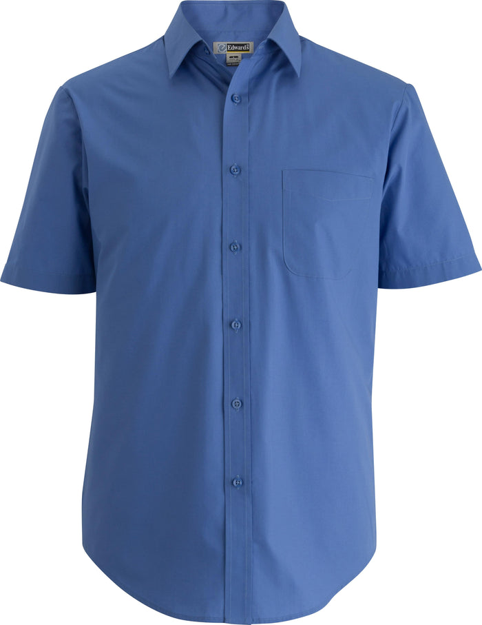 EDWARDS ESSENTIAL BROADCLOTH SHORT SLEEVE MENS SHIRT