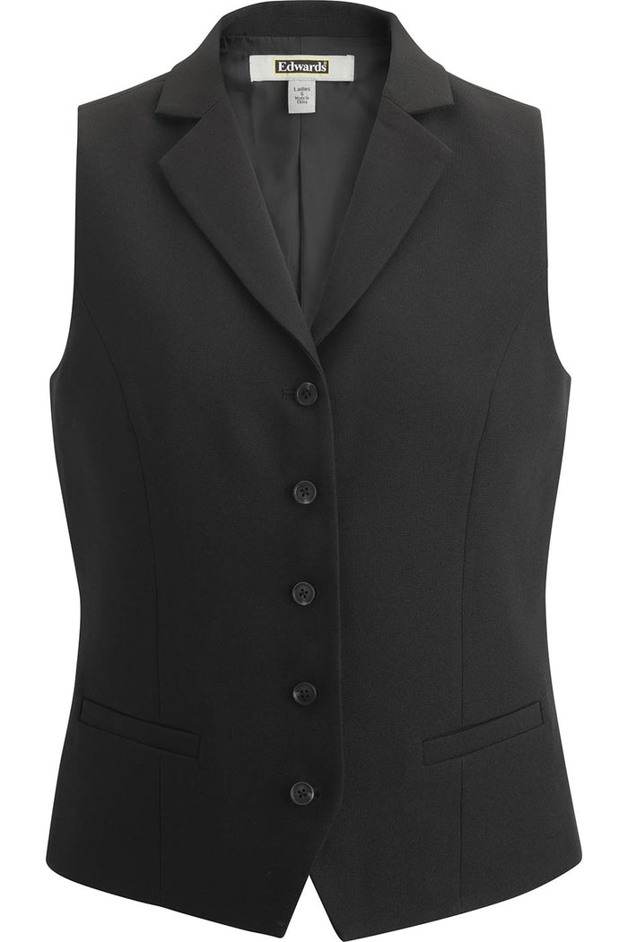 EDWARDS LADIES DRESS LAPEL VEST