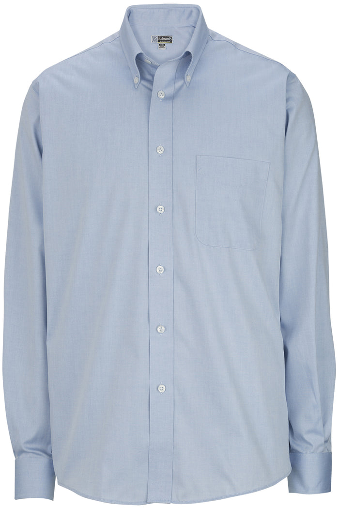 EDWARDS PINPOINT OXFORD LONG SLEEVE MENS SHIRT