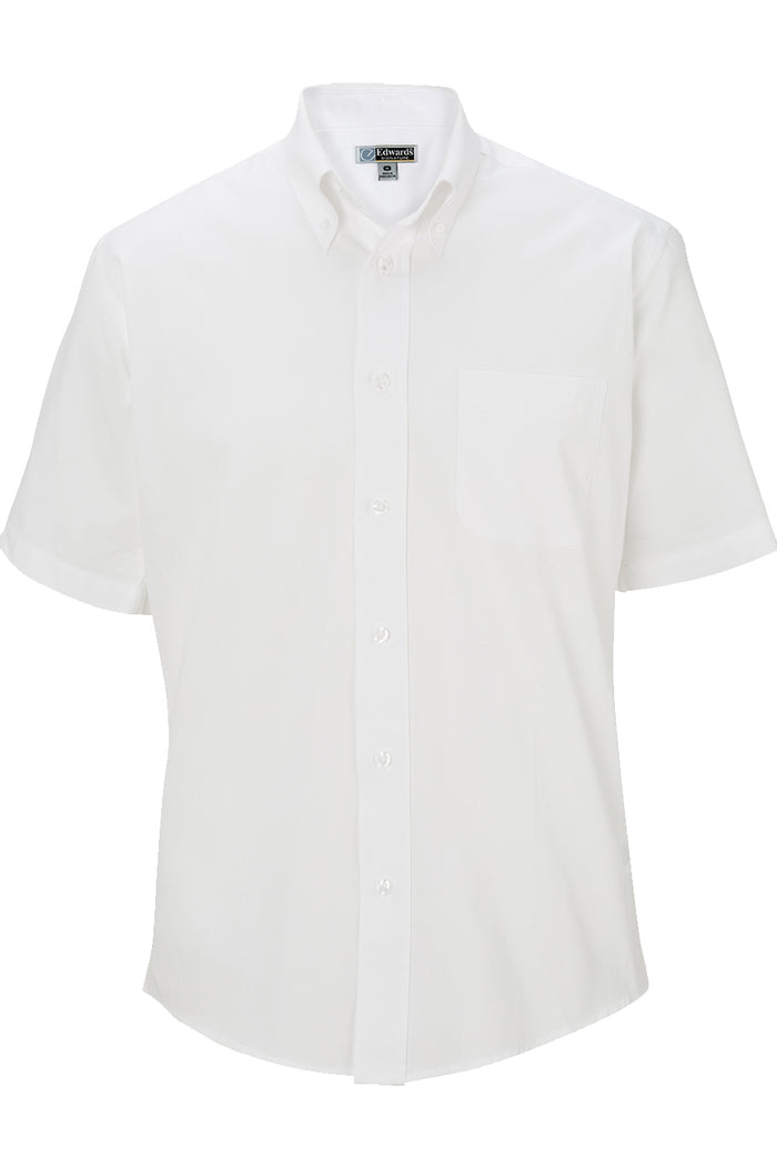 EDWARDS PINPOINT OXFORD SHORT SLEEVE MENS SHIRT
