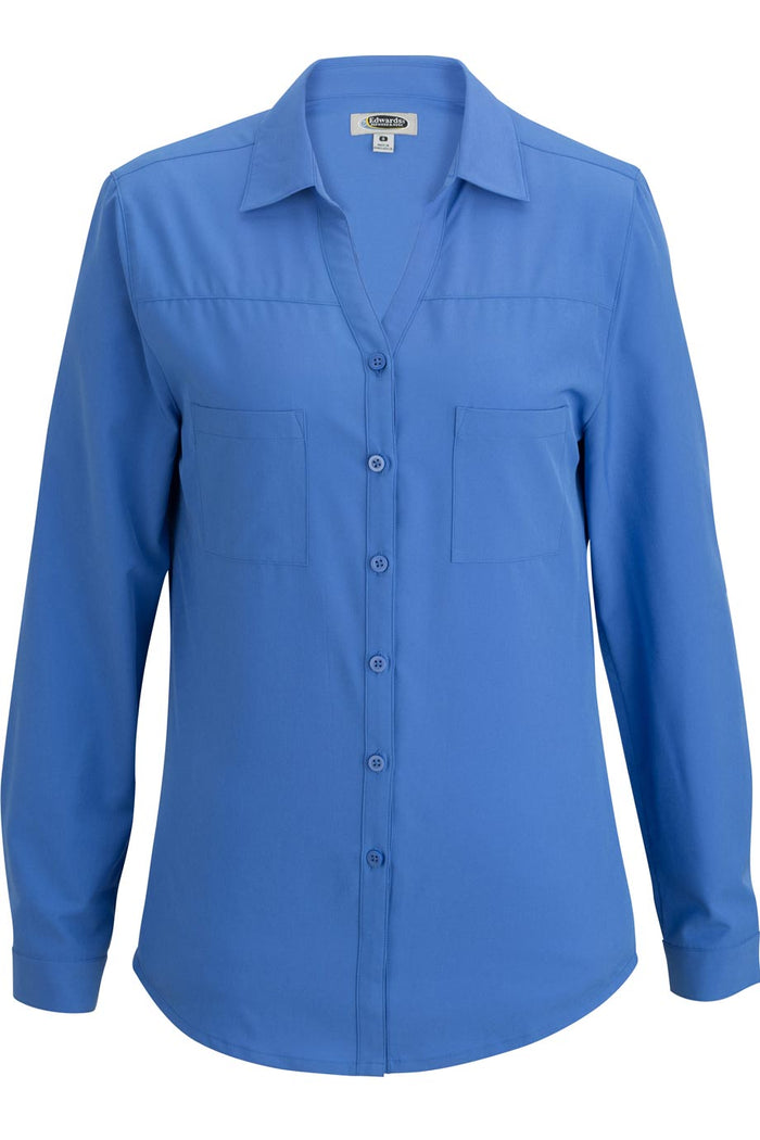 EDWARDS TWO POCKET LADIES BLOUSE