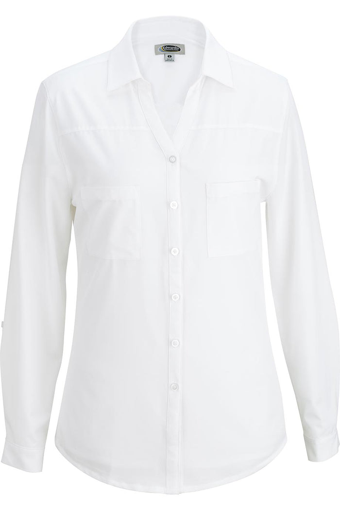EDWARDS TWO POCKET LADIES BLOUSE