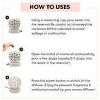How to use Ceramic Electric Aroma Diffuser
