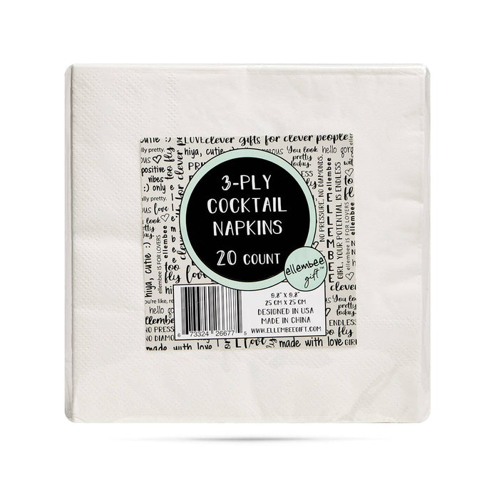 ellembee gift - After I say that's crazy twice.  Cocktail Napkins