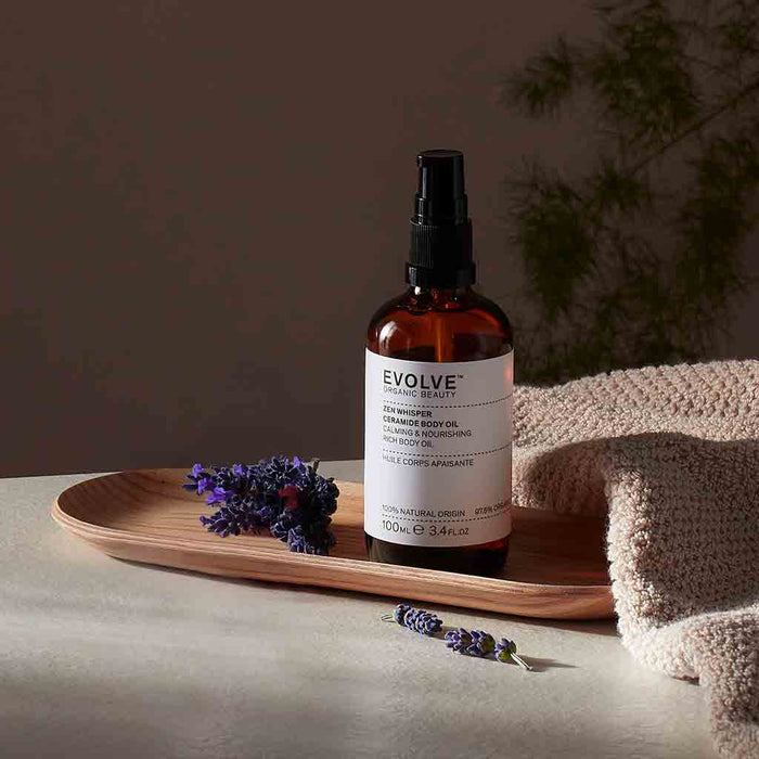 Evolve Organic Beauty Zen Whisper Ceramide Body Oil Vartaloöljy 100ml