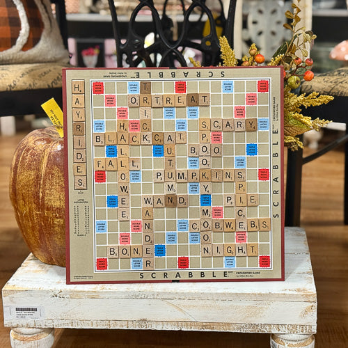Fall Themed Scrabble Board
