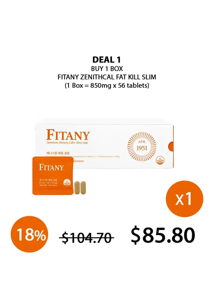 (BUY 1 ORANGE) FITANY FAT KILL SLIM TABLET