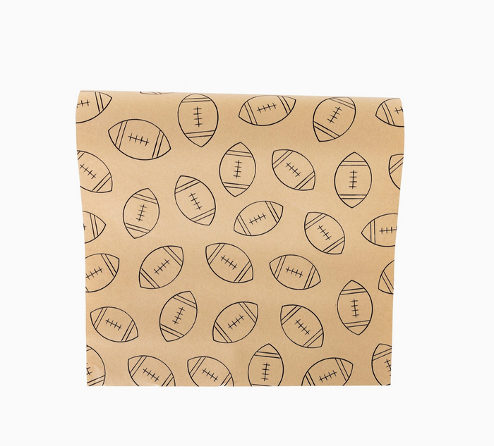 Football Kraft Table Runner