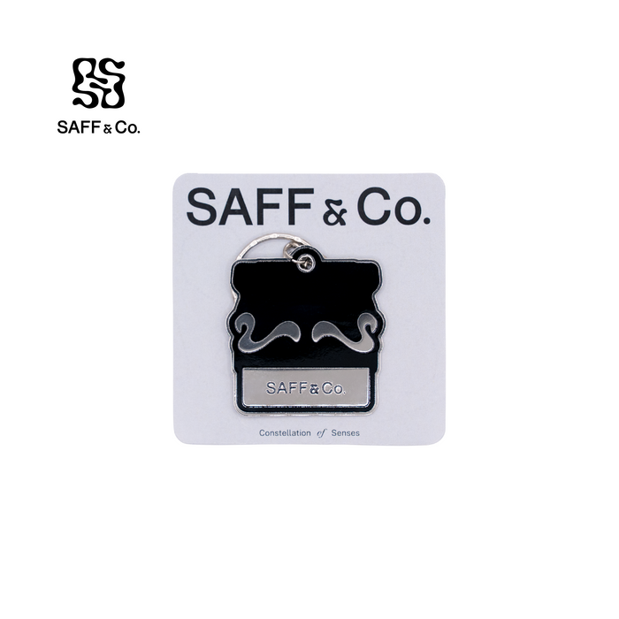 [FREE GIFT] SAFF & Co EXCLUSIVE ENAMEL KEYCHAIN BLACK