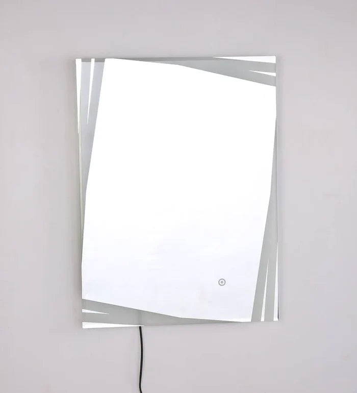 Frosted Modern Designed Led Bathroom Wall Mirror (3 Lights Integrated)